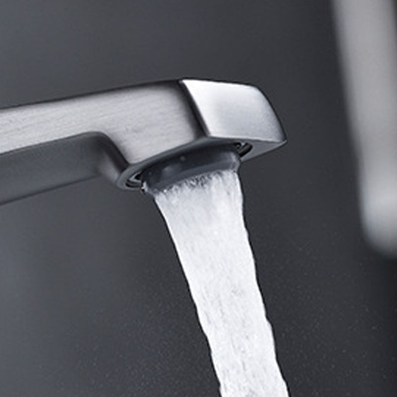 Modern Vessel Sink Faucet Lever Handle Copper Low Arc Vessel Faucet Clearhalo 'Bathroom Remodel & Bathroom Fixtures' 'Bathroom Sink Faucets' 'Bathroom Sinks & Faucet Components' 'bathroom_sink_faucets' 'Home Improvement' 'home_improvement' 'home_improvement_bathroom_sink_faucets' 6039859