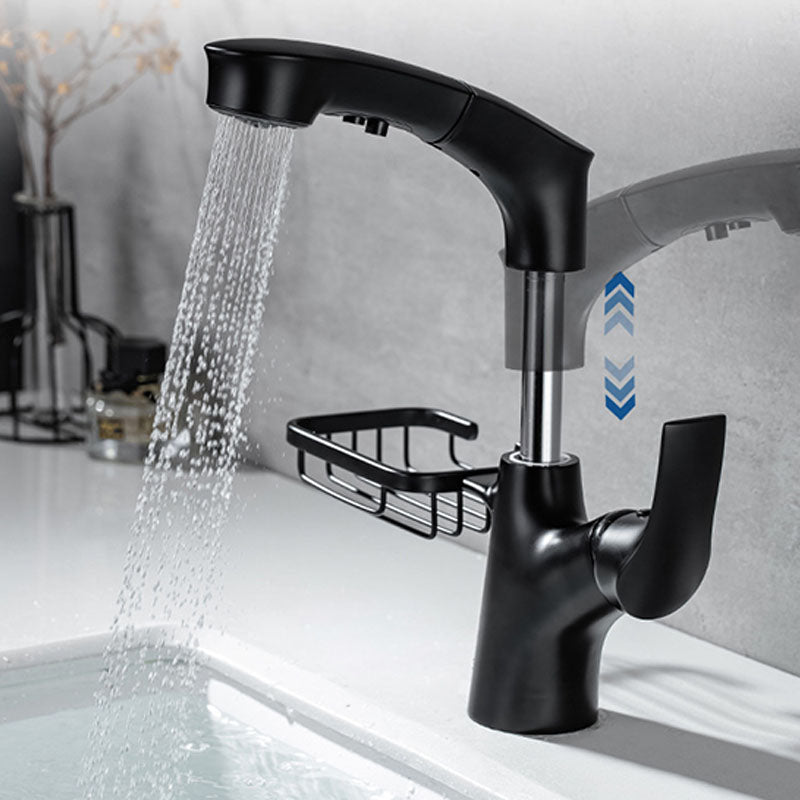 Industrial Sink Faucet Solid Color Centerset Bathroom Sink Faucet with Drain Assembly Clearhalo 'bathroom_sink_faucets' 'Conjunta de Baño y Conjunta de Grifo' 'Coronamiento de Baño y Dispositivo de Baño' 'Grifo del lavabo del baño' 'Hogar' 'home_improvement' 'home_improvement_bathroom_sink_faucets' 'Mejoras para el hogar' 6039972