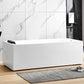 Modern Freestanding Rectangular Bath Tub Acrylic Home Bathtub in White Tub with Freestanding Tub Fillers Clearhalo 'Bathroom Remodel & Bathroom Fixtures' 'Bathtubs' 'Home Improvement' 'home_improvement' 'home_improvement_bathtubs' 'Showers & Bathtubs' 6043000