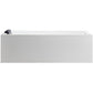 Modern Freestanding Rectangular Bath Tub Acrylic Home Bathtub in White Clearhalo 'Bathroom Remodel & Bathroom Fixtures' 'Bathtubs' 'Home Improvement' 'home_improvement' 'home_improvement_bathtubs' 'Showers & Bathtubs' 6043004