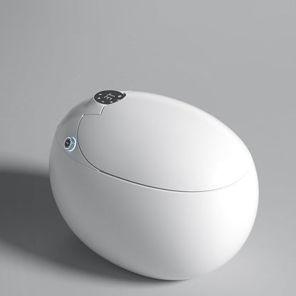 Modern Siphon Jet Flush Toilet Colonial White Heated Seat Urine Toilet with Toilet Seat Sensor Lid (Top Configuration) 12" Clearhalo 'Bathroom Remodel & Bathroom Fixtures' 'Home Improvement' 'home_improvement' 'home_improvement_toilets' 'Toilets & Bidets' 'Toilets' 6043303