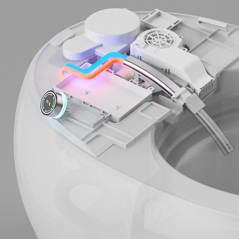 Modern Siphon Jet Flush Toilet Colonial White Heated Seat Urine Toilet with Toilet Seat Clearhalo 'Bathroom Remodel & Bathroom Fixtures' 'Home Improvement' 'home_improvement' 'home_improvement_toilets' 'Toilets & Bidets' 'Toilets' 6043311