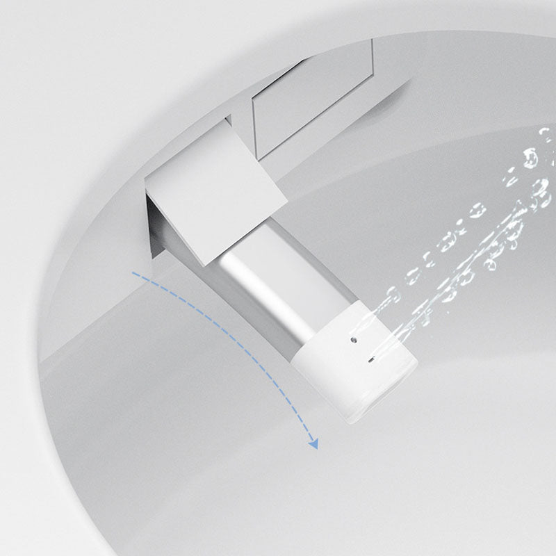 Modern Siphon Jet Flush Toilet Colonial White Heated Seat Urine Toilet with Toilet Seat Clearhalo 'Bathroom Remodel & Bathroom Fixtures' 'Home Improvement' 'home_improvement' 'home_improvement_toilets' 'Toilets & Bidets' 'Toilets' 6043312