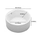 Modern Round Freestanding Bathtub Acrylic White Bath Tub for Home Clearhalo 'Bathroom Remodel & Bathroom Fixtures' 'Bathtubs' 'Home Improvement' 'home_improvement' 'home_improvement_bathtubs' 'Showers & Bathtubs' 6043415