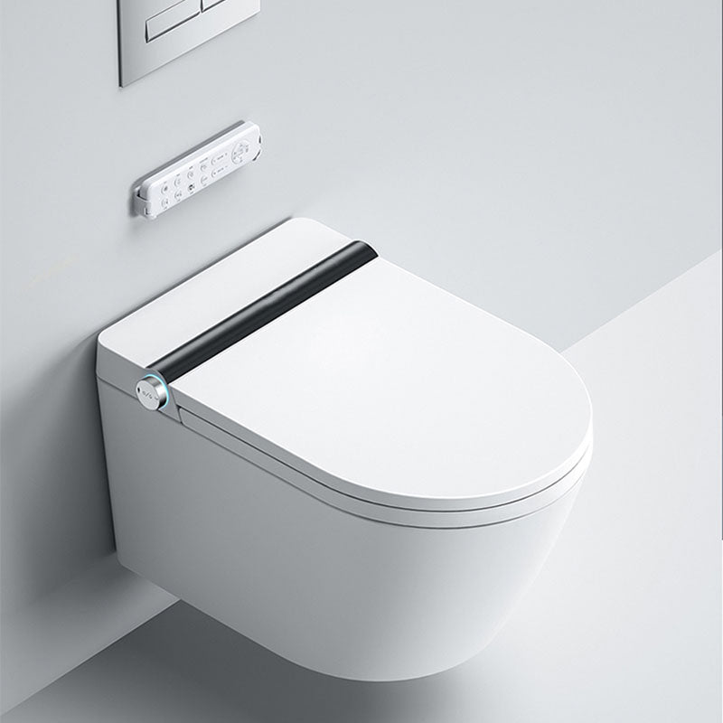 Wall Mount Flush Toilet One-Piece Toilet Contemporary Toilet Bowl Clearhalo 'Bathroom Remodel & Bathroom Fixtures' 'Home Improvement' 'home_improvement' 'home_improvement_toilets' 'Toilets & Bidets' 'Toilets' 6043454