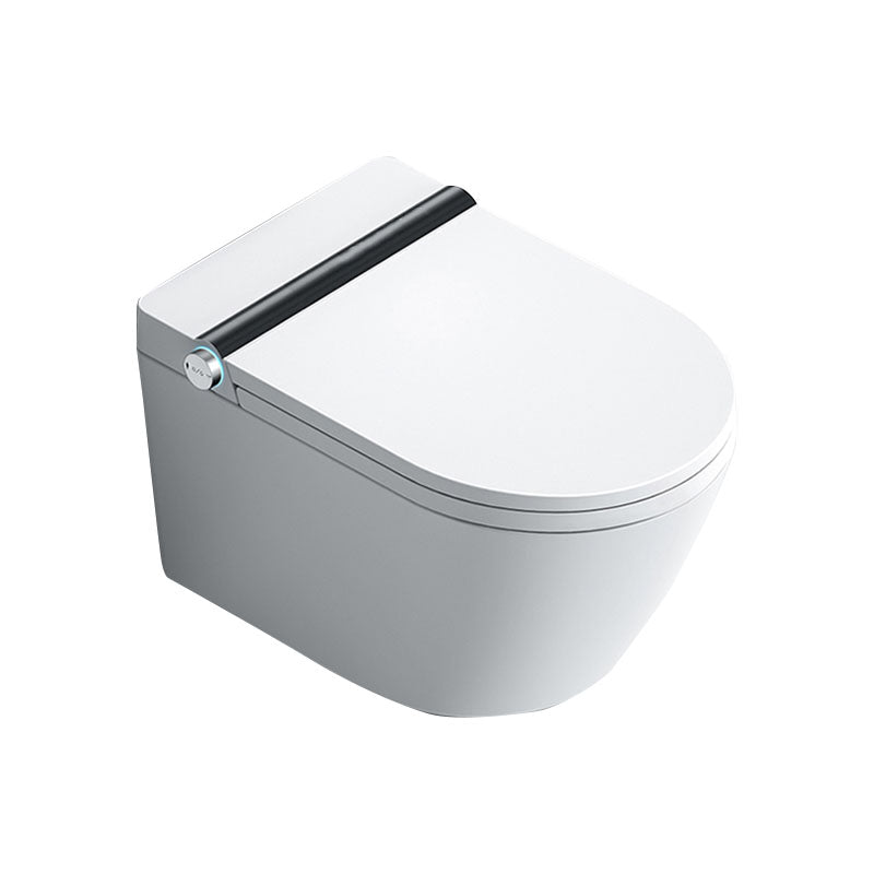 Wall Mount Flush Toilet One-Piece Toilet Contemporary Toilet Bowl Clearhalo 'Bathroom Remodel & Bathroom Fixtures' 'Home Improvement' 'home_improvement' 'home_improvement_toilets' 'Toilets & Bidets' 'Toilets' 6043459