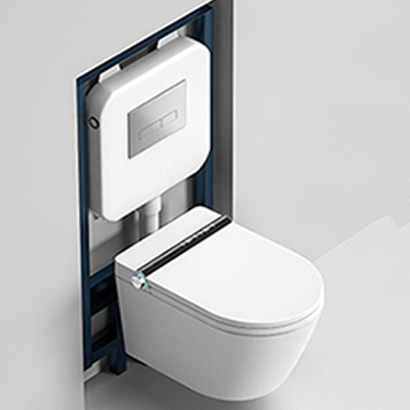 Wall Mount Flush Toilet One-Piece Toilet Contemporary Toilet Bowl Clearhalo 'Bathroom Remodel & Bathroom Fixtures' 'Home Improvement' 'home_improvement' 'home_improvement_toilets' 'Toilets & Bidets' 'Toilets' 6043460