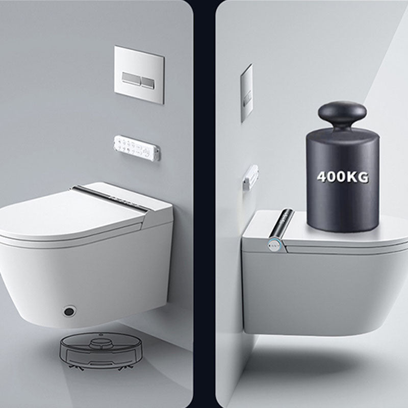 Wall Mount Flush Toilet One-Piece Toilet Contemporary Toilet Bowl Clearhalo 'Bathroom Remodel & Bathroom Fixtures' 'Home Improvement' 'home_improvement' 'home_improvement_toilets' 'Toilets & Bidets' 'Toilets' 6043463