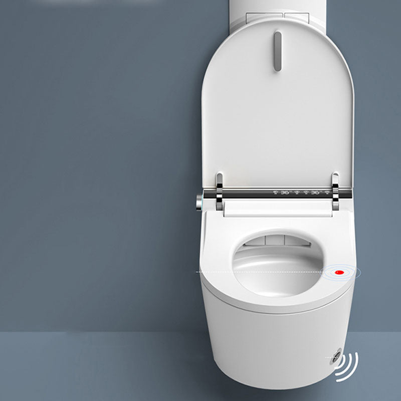 Wall Mount Flush Toilet One-Piece Toilet Contemporary Toilet Bowl Clearhalo 'Bathroom Remodel & Bathroom Fixtures' 'Home Improvement' 'home_improvement' 'home_improvement_toilets' 'Toilets & Bidets' 'Toilets' 6043469