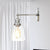 Bronze/Brass/Copper One Light Sconce Light Vintage Style Clear Glass Tapered Lighting Fixture for Living Room Chrome Clearhalo 'Cast Iron' 'Glass' 'Industrial wall lights' 'Industrial' 'Middle century wall lights' 'Modern' 'Tiffany' 'Traditional wall lights' 'Wall Lamps & Sconces' 'Wall Lights' Lighting' 605690