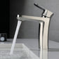 Square 1-Handle Bathroom Faucet 1 Hole Vessel Sink Bathroom Faucet Clearhalo 'Bathroom Remodel & Bathroom Fixtures' 'Bathroom Sink Faucets' 'Bathroom Sinks & Faucet Components' 'bathroom_sink_faucets' 'Home Improvement' 'home_improvement' 'home_improvement_bathroom_sink_faucets' 6065079