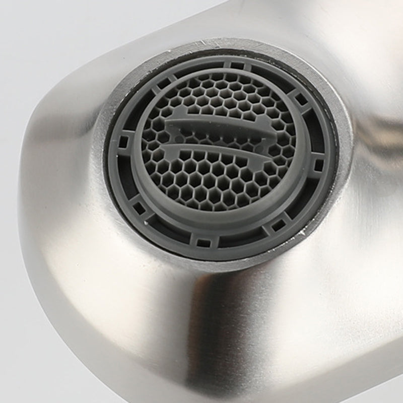 Square 1-Handle Bathroom Faucet 1 Hole Vessel Sink Bathroom Faucet Clearhalo 'Bathroom Remodel & Bathroom Fixtures' 'Bathroom Sink Faucets' 'Bathroom Sinks & Faucet Components' 'bathroom_sink_faucets' 'Home Improvement' 'home_improvement' 'home_improvement_bathroom_sink_faucets' 6065084