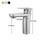 Square 1-Handle Bathroom Faucet 1 Hole Vessel Sink Bathroom Faucet Clearhalo 'Bathroom Remodel & Bathroom Fixtures' 'Bathroom Sink Faucets' 'Bathroom Sinks & Faucet Components' 'bathroom_sink_faucets' 'Home Improvement' 'home_improvement' 'home_improvement_bathroom_sink_faucets' 6065096