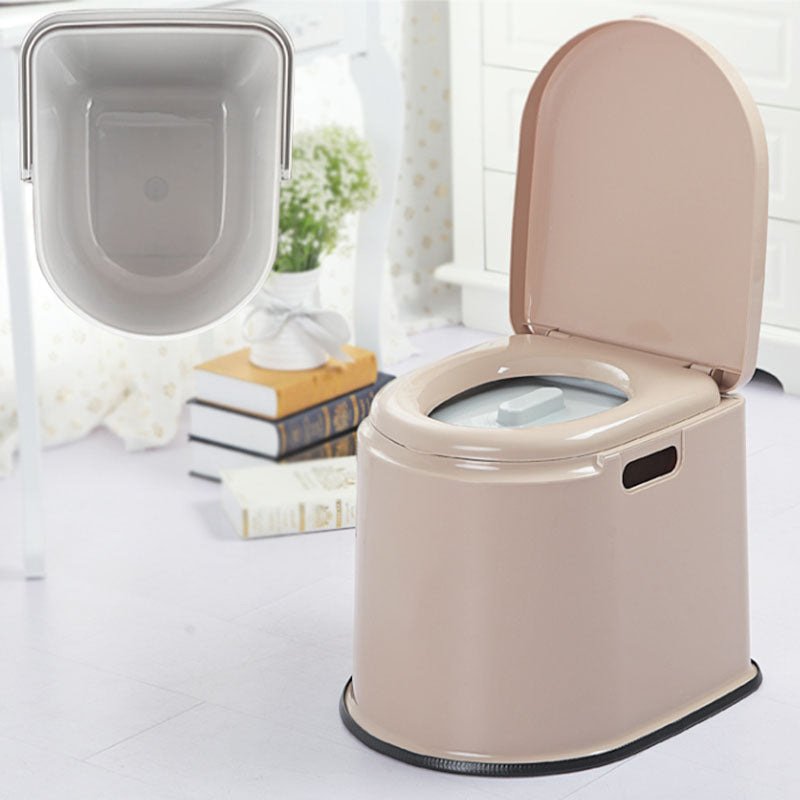 Contemporary Plastic Toilet Floor Mounted Toilet Bowl for Bathroom Clearhalo 'Bathroom Remodel & Bathroom Fixtures' 'Home Improvement' 'home_improvement' 'home_improvement_toilets' 'Toilets & Bidets' 'Toilets' 6070636
