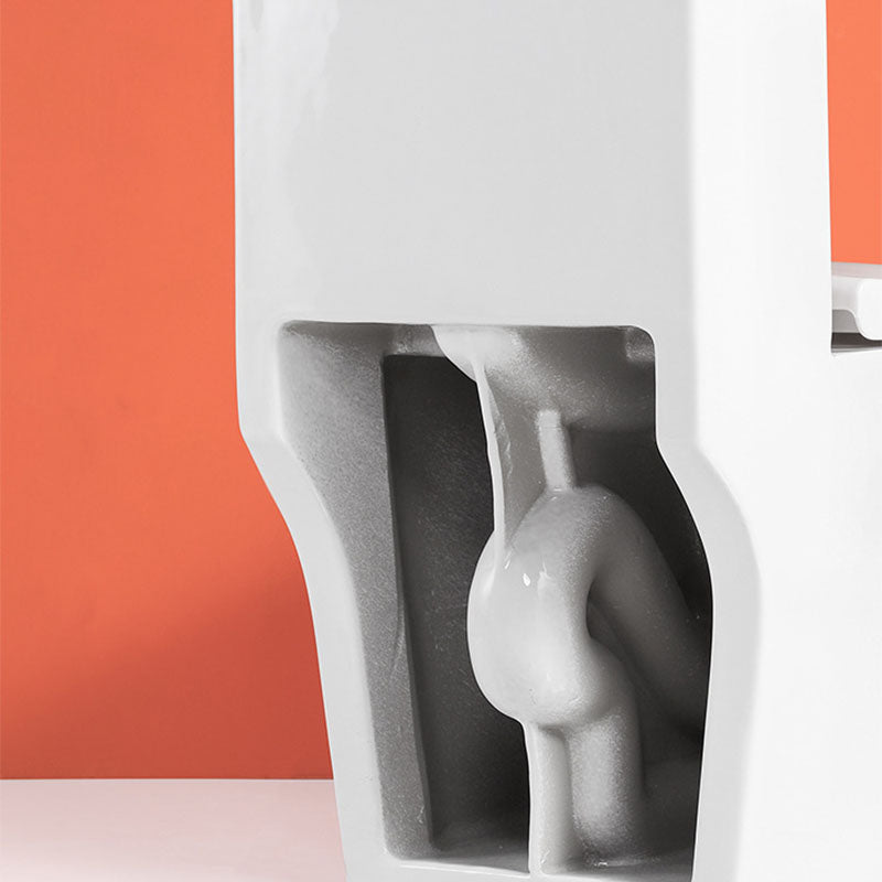 Ceramic Floor Mount Toilet Household One-piece Elongated Siphon Jet Flush Toilet Clearhalo 'Bathroom Remodel & Bathroom Fixtures' 'Home Improvement' 'home_improvement' 'home_improvement_toilets' 'Toilets & Bidets' 'Toilets' 6071412