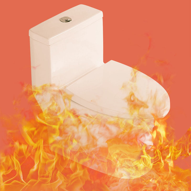 Ceramic Floor Mount Toilet Household One-piece Elongated Siphon Jet Flush Toilet Clearhalo 'Bathroom Remodel & Bathroom Fixtures' 'Home Improvement' 'home_improvement' 'home_improvement_toilets' 'Toilets & Bidets' 'Toilets' 6071413