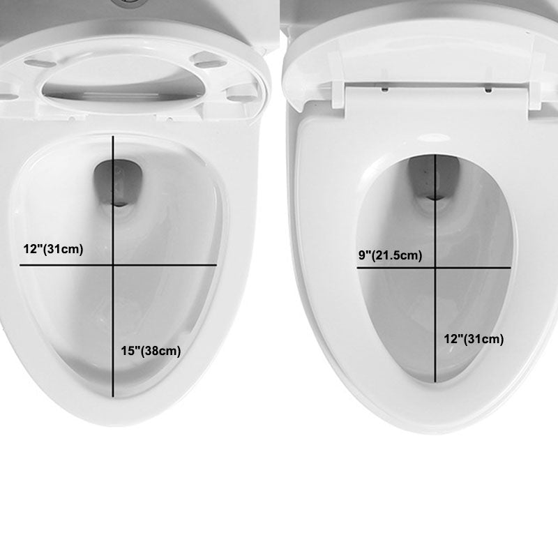 Ceramic Floor Mount Toilet Household One-piece Elongated Siphon Jet Flush Toilet Clearhalo 'Bathroom Remodel & Bathroom Fixtures' 'Home Improvement' 'home_improvement' 'home_improvement_toilets' 'Toilets & Bidets' 'Toilets' 6071416