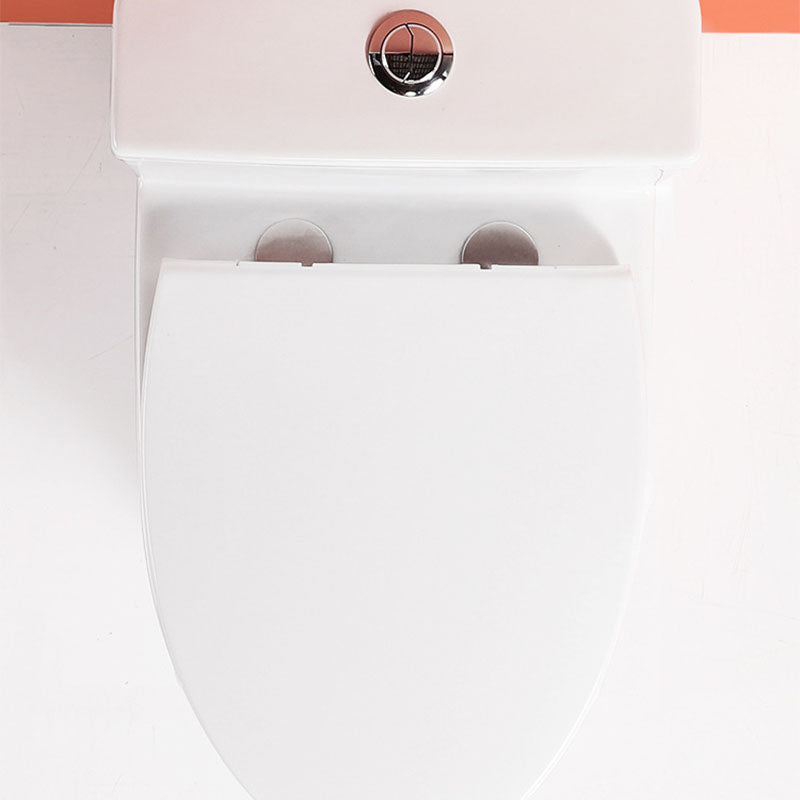 Ceramic Floor Mount Toilet Household One-piece Elongated Siphon Jet Flush Toilet Clearhalo 'Bathroom Remodel & Bathroom Fixtures' 'Home Improvement' 'home_improvement' 'home_improvement_toilets' 'Toilets & Bidets' 'Toilets' 6071417