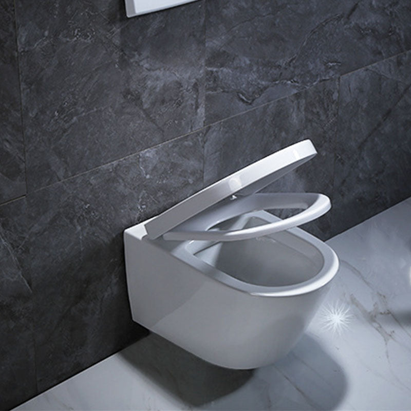 High Efficiency Flush Toilet Elongated Wall Mount Household Small ...