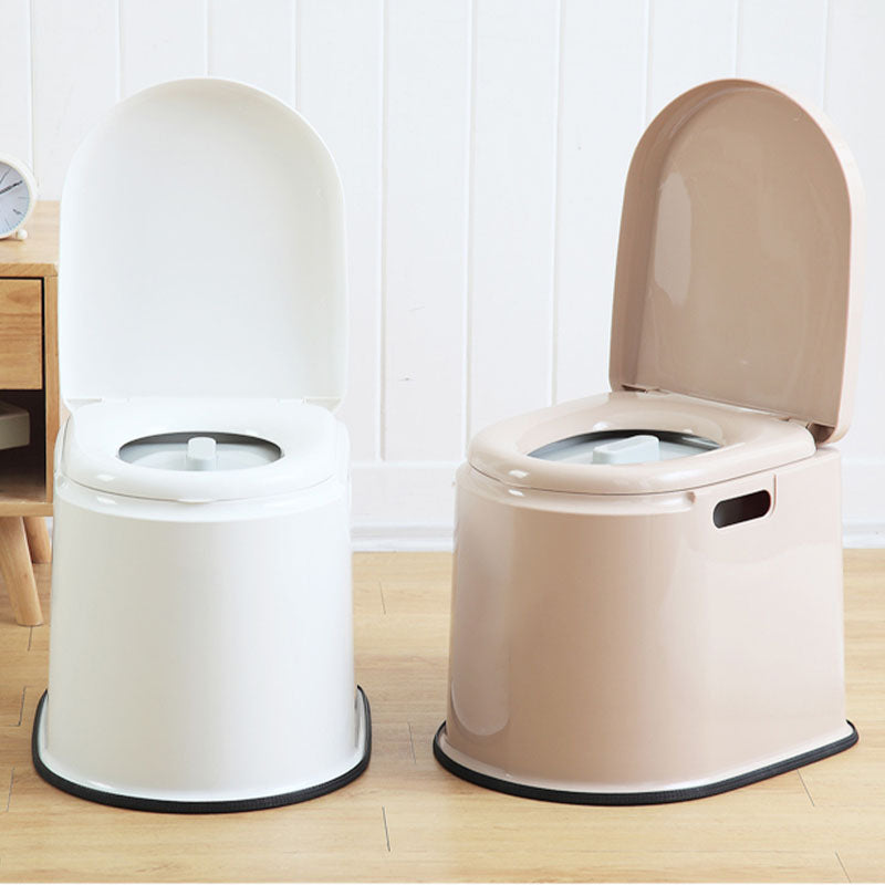 Modern Flush Toilet Plastic Round Floor Mount Urine Toilet for Bathroom Clearhalo 'Bathroom Remodel & Bathroom Fixtures' 'Home Improvement' 'home_improvement' 'home_improvement_toilets' 'Toilets & Bidets' 'Toilets' 6071444
