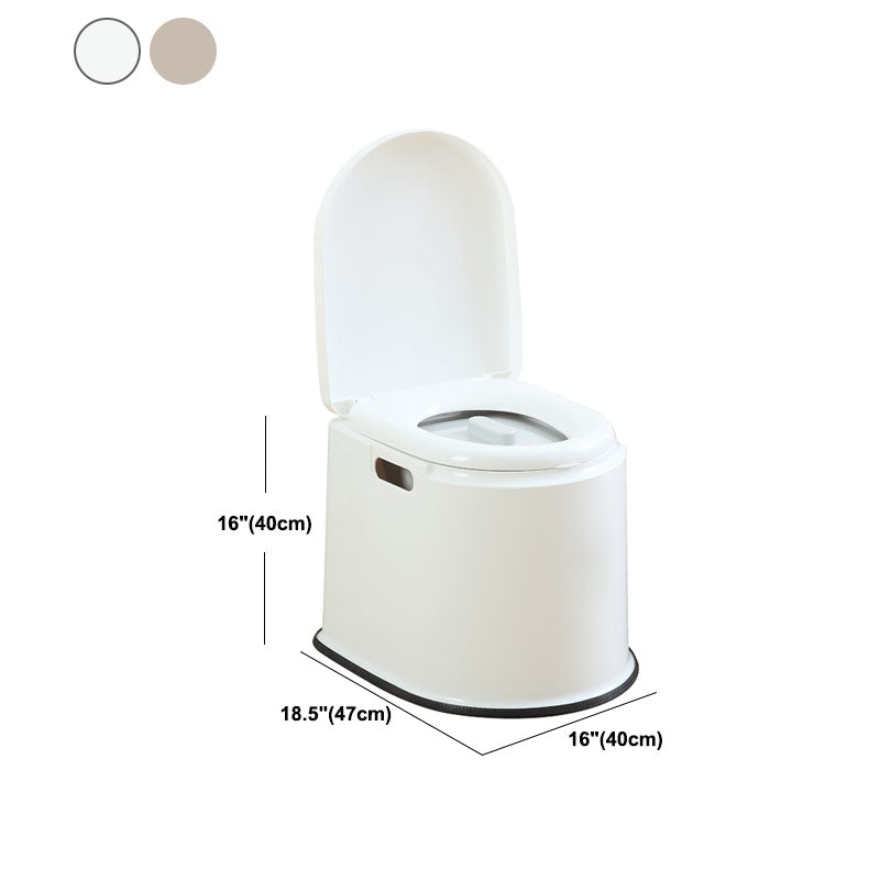 Modern Flush Toilet Plastic Round Floor Mount Urine Toilet for Bathroom Clearhalo 'Bathroom Remodel & Bathroom Fixtures' 'Home Improvement' 'home_improvement' 'home_improvement_toilets' 'Toilets & Bidets' 'Toilets' 6071458
