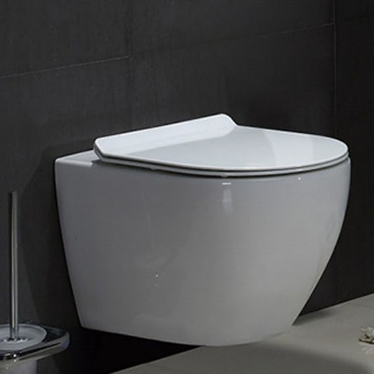 Small Apartment All-mounted Toilet Concealed Tank Toilet with Slow Close Seat Clearhalo 'Bathroom Remodel & Bathroom Fixtures' 'Home Improvement' 'home_improvement' 'home_improvement_toilets' 'Toilets & Bidets' 'Toilets' 6071475