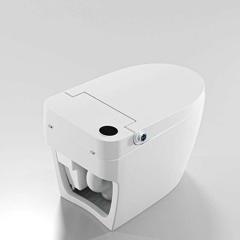 Modern White Skirted Toilet Bowl All-In-One Toilet with Seat for Bathroom Clearhalo 'Bathroom Remodel & Bathroom Fixtures' 'Home Improvement' 'home_improvement' 'home_improvement_toilets' 'Toilets & Bidets' 'Toilets' 6071511