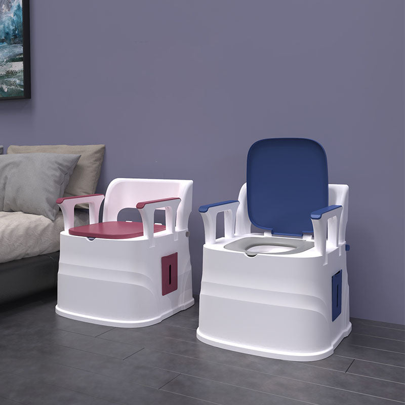 Removable Plastic Toilet Folding Armrest Flush Toilet for The Elderly and Pregnant Women Clearhalo 'Bathroom Remodel & Bathroom Fixtures' 'Home Improvement' 'home_improvement' 'home_improvement_toilets' 'Toilets & Bidets' 'Toilets' 6071572