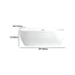 Modern White Acrylic Bath Tub Oval Freestanding Bathtub for Home Clearhalo 'Bathroom Remodel & Bathroom Fixtures' 'Bathtubs' 'Home Improvement' 'home_improvement' 'home_improvement_bathtubs' 'Showers & Bathtubs' 6075437
