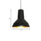 Black Finish 1-Bulb Down Lighting Industrial Metal Funnel Shade Ceiling Hang Fixture over Dining Table Clearhalo 'Art Deco Pendants' 'Black' 'Cast Iron' 'Ceiling Lights' 'Ceramic' 'Crystal' 'Industrial Pendants' 'Industrial' 'Metal' 'Middle Century Pendants' 'Pendant Lights' 'Pendants' 'Rustic Pendants' 'Tiffany' Lighting' 607639