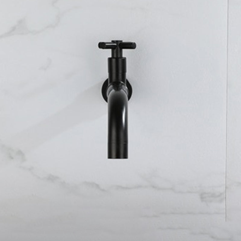 Modern 1-Handle Bathroom Sink Faucet 1 Hole Wall Mounted Bathroom Faucet Clearhalo 'Bathroom Remodel & Bathroom Fixtures' 'Bathroom Sink Faucets' 'Bathroom Sinks & Faucet Components' 'bathroom_sink_faucets' 'Home Improvement' 'home_improvement' 'home_improvement_bathroom_sink_faucets' 6077822
