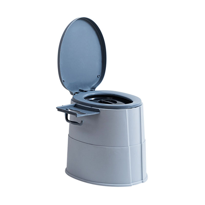 Modern Flush Toilet Plastic Round Floor Mount Toilet Bowl for Bathroom Clearhalo 'Bathroom Remodel & Bathroom Fixtures' 'Home Improvement' 'home_improvement' 'home_improvement_toilets' 'Toilets & Bidets' 'Toilets' 6077902