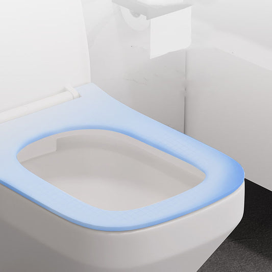 Wall-mounted Toilet Household Concealed Tank In-Wall Small Apartment with Toilet Seat Clearhalo 'Bathroom Remodel & Bathroom Fixtures' 'Home Improvement' 'home_improvement' 'home_improvement_toilets' 'Toilets & Bidets' 'Toilets' 6077968