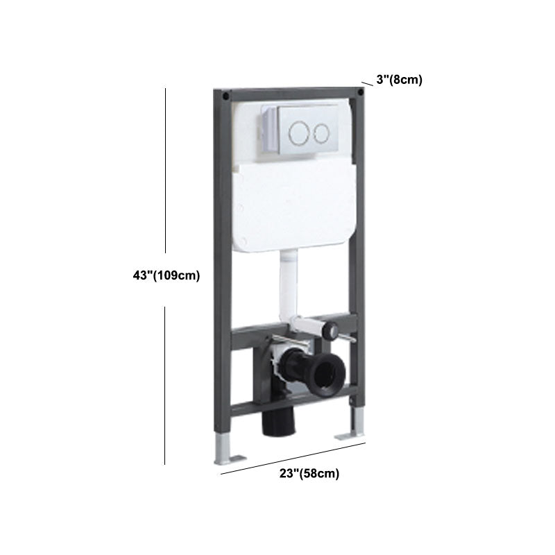Wall-mounted Toilet Household Concealed Tank In-Wall Small Apartment with Toilet Seat Clearhalo 'Bathroom Remodel & Bathroom Fixtures' 'Home Improvement' 'home_improvement' 'home_improvement_toilets' 'Toilets & Bidets' 'Toilets' 6077973