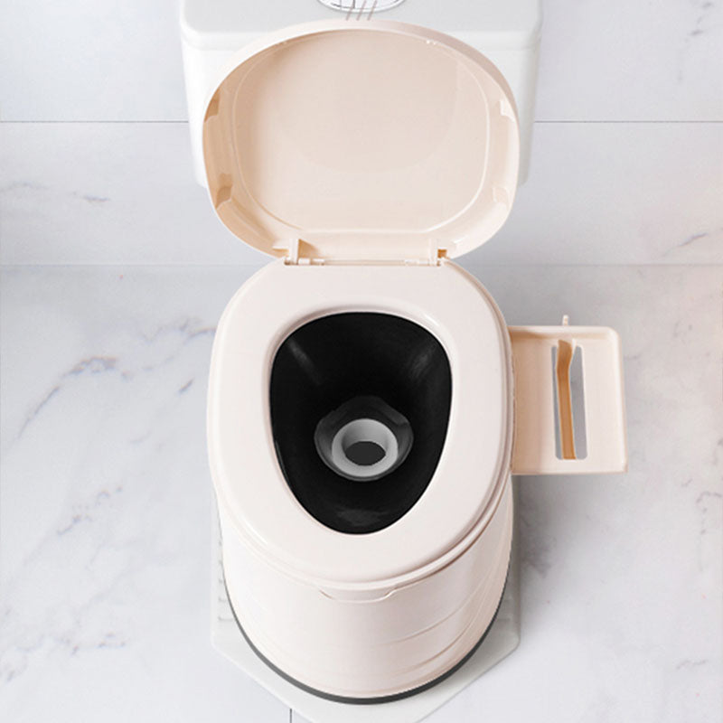 Floor Mounted Plastic Flush Toilet One-Piece Toilet Modern Toilet Bowl Clearhalo 'Bathroom Remodel & Bathroom Fixtures' 'Home Improvement' 'home_improvement' 'home_improvement_toilets' 'Toilets & Bidets' 'Toilets' 6077981
