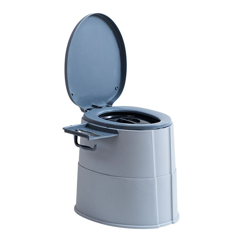 Contemporary Plastic Toilet Floor Mounted Toilet Bowl with Toilet Seat for Washroom Clearhalo 'Bathroom Remodel & Bathroom Fixtures' 'Home Improvement' 'home_improvement' 'home_improvement_toilets' 'Toilets & Bidets' 'Toilets' 6078158