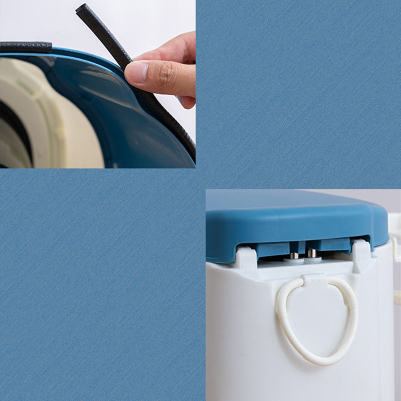 Contemporary Plastic Toilet Floor Mounted Toilet Bowl with Toilet Seat for Washroom Clearhalo 'Bathroom Remodel & Bathroom Fixtures' 'Home Improvement' 'home_improvement' 'home_improvement_toilets' 'Toilets & Bidets' 'Toilets' 6078179