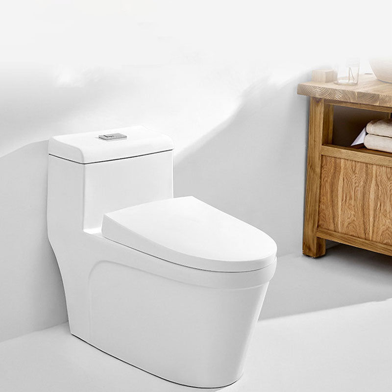 All-In-One Elongated Toilet Dual Flush Siphon Jet Water Saving Toilet with Toilet Seat 15"L x 28"W x 26"H Clearhalo 'Bathroom Remodel & Bathroom Fixtures' 'Home Improvement' 'home_improvement' 'home_improvement_toilets' 'Toilets & Bidets' 'Toilets' 6090650