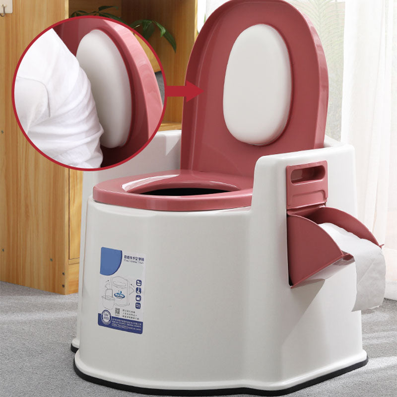 Modern Plastic Toilet Floor Mounted Toilet Bowl for Bathroom Clearhalo 'Bathroom Remodel & Bathroom Fixtures' 'Home Improvement' 'home_improvement' 'home_improvement_toilets' 'Toilets & Bidets' 'Toilets' 6090744