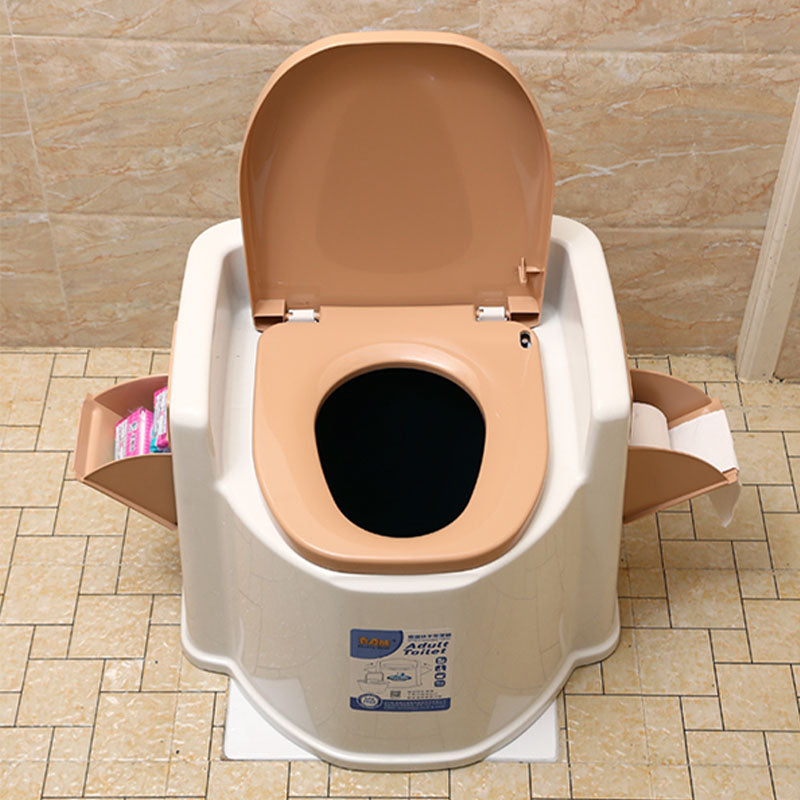 Modern Plastic Toilet Floor Mounted Toilet Bowl for Bathroom Clearhalo 'Bathroom Remodel & Bathroom Fixtures' 'Home Improvement' 'home_improvement' 'home_improvement_toilets' 'Toilets & Bidets' 'Toilets' 6090751