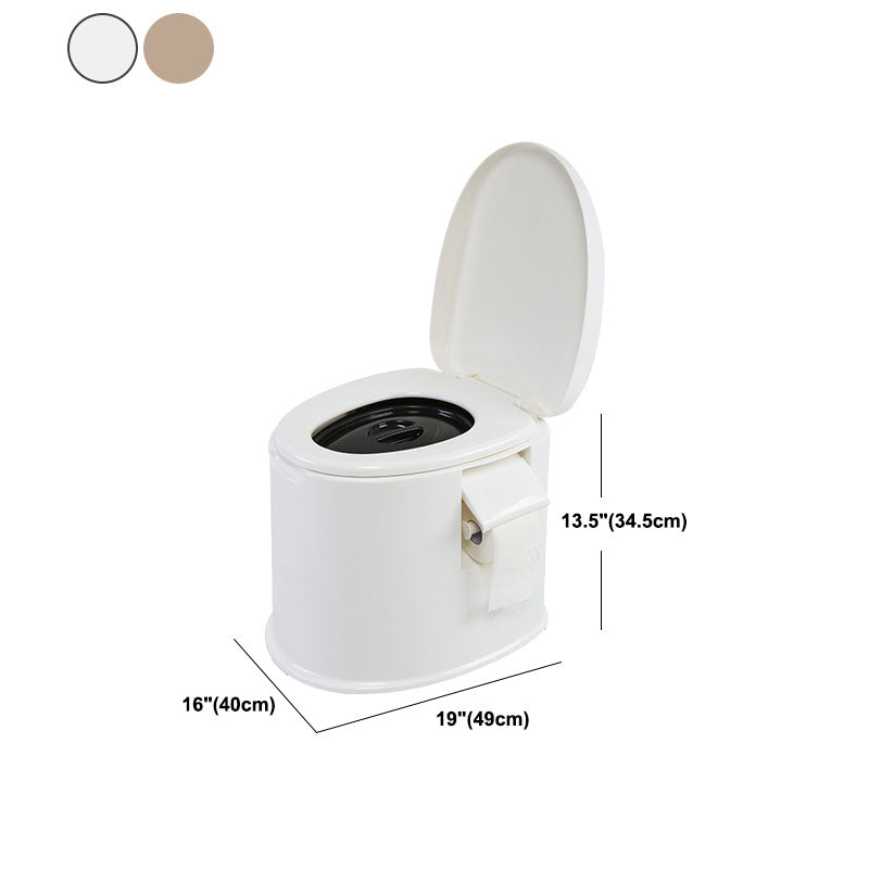Modern Plastic Toilet Floor Mounted Toilet Bowl for Bathroom Clearhalo 'Bathroom Remodel & Bathroom Fixtures' 'Home Improvement' 'home_improvement' 'home_improvement_toilets' 'Toilets & Bidets' 'Toilets' 6090763