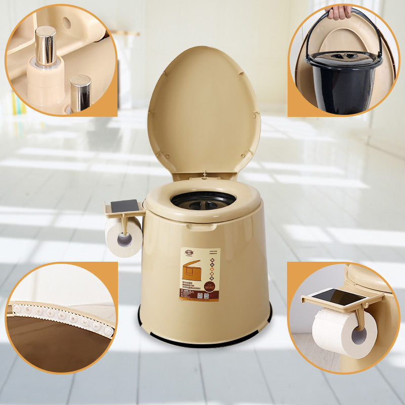 Modern Plastic Toilet Floor Mounted Toilet Bowl with Seat for Washroom Clearhalo 'Bathroom Remodel & Bathroom Fixtures' 'Home Improvement' 'home_improvement' 'home_improvement_toilets' 'Toilets & Bidets' 'Toilets' 6090771