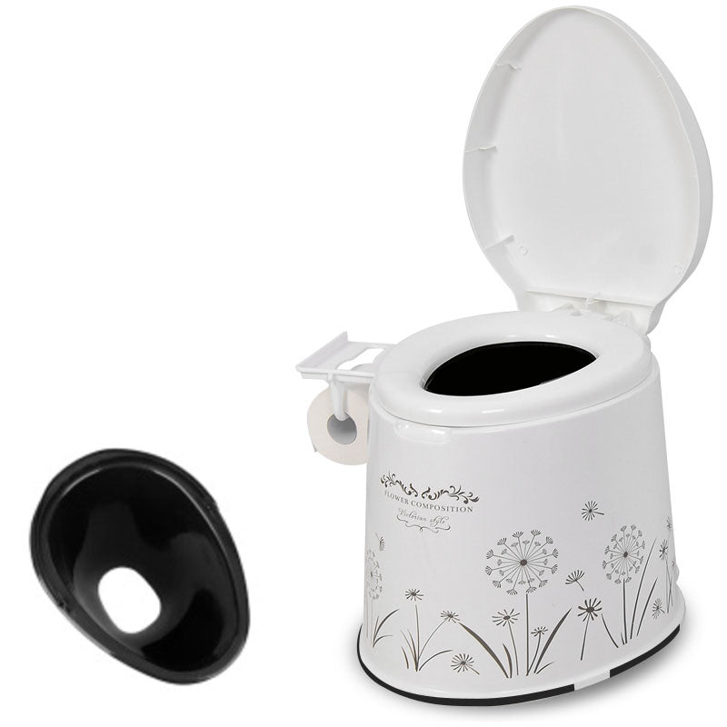 Modern Plastic Toilet Floor Mounted Toilet Bowl with Seat for Washroom Beige Upgrading Antiskid Hollow Barrel Clearhalo 'Bathroom Remodel & Bathroom Fixtures' 'Home Improvement' 'home_improvement' 'home_improvement_toilets' 'Toilets & Bidets' 'Toilets' 6090788