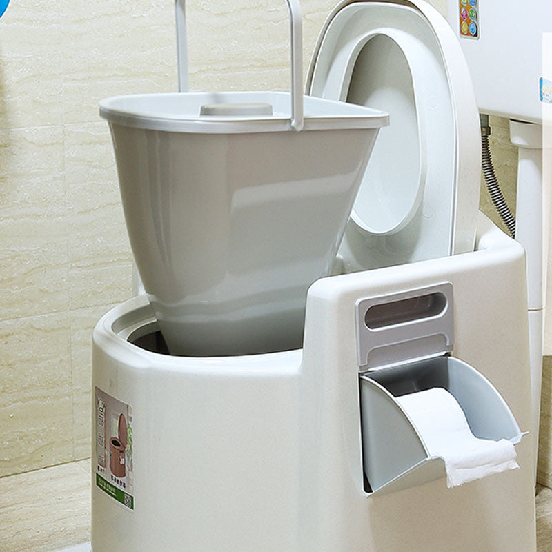 Contemporary Plastic Toilet Floor Mounted Toilet Bowl for Washroom Clearhalo 'Bathroom Remodel & Bathroom Fixtures' 'Home Improvement' 'home_improvement' 'home_improvement_toilets' 'Toilets & Bidets' 'Toilets' 6090799