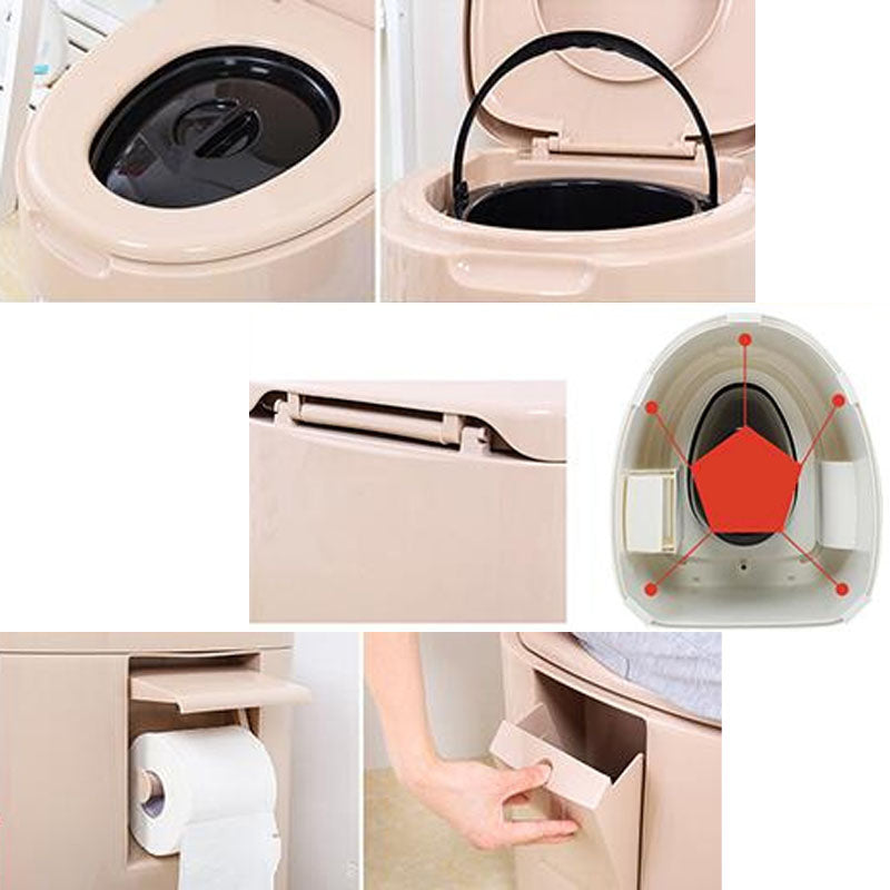 Contemporary Plastic Toilet Floor Mounted Toilet Bowl for Washroom Clearhalo 'Bathroom Remodel & Bathroom Fixtures' 'Home Improvement' 'home_improvement' 'home_improvement_toilets' 'Toilets & Bidets' 'Toilets' 6090807