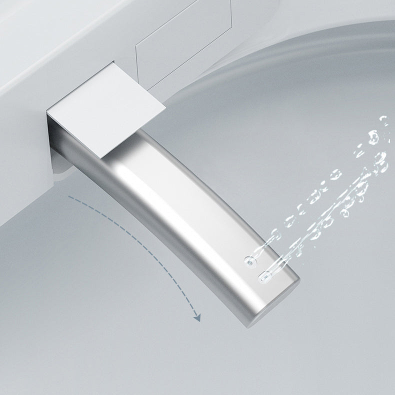 Modern Heated Seat Floor Mounted Urine Toilet Siphon Jet Toilet Bowl with Toilet Seat Clearhalo 'Bathroom Remodel & Bathroom Fixtures' 'Home Improvement' 'home_improvement' 'home_improvement_toilets' 'Toilets & Bidets' 'Toilets' 6102952