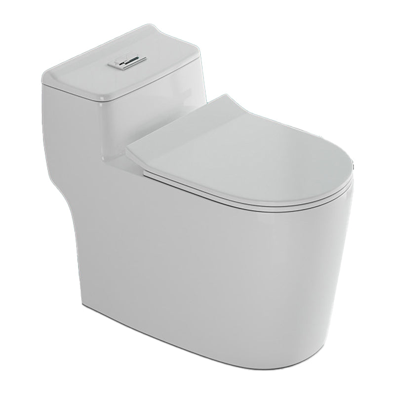 Traditional One Piece Toilet Floor Mounted White Toilet Bowl for Washroom 15"L x 27"W x 24"H Clearhalo 'Bathroom Remodel & Bathroom Fixtures' 'Home Improvement' 'home_improvement' 'home_improvement_toilets' 'Toilets & Bidets' 'Toilets' 6103027