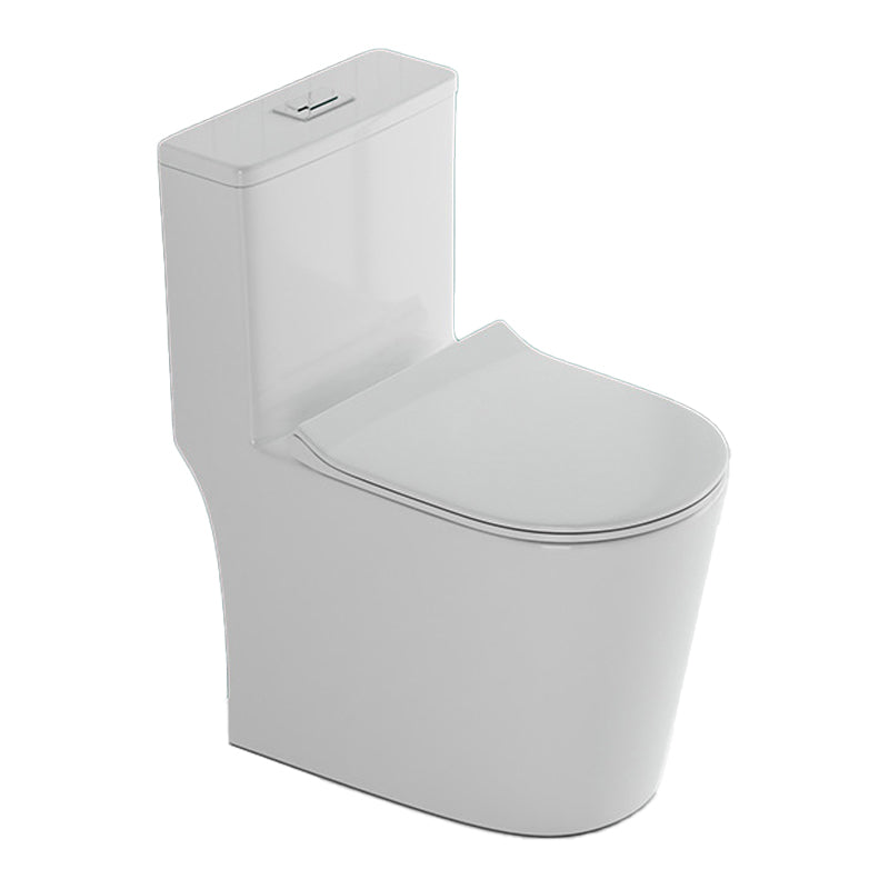 Traditional One Piece Toilet Floor Mounted White Toilet Bowl for Washroom 14"L x 22"W x 28"H Clearhalo 'Bathroom Remodel & Bathroom Fixtures' 'Home Improvement' 'home_improvement' 'home_improvement_toilets' 'Toilets & Bidets' 'Toilets' 6103037