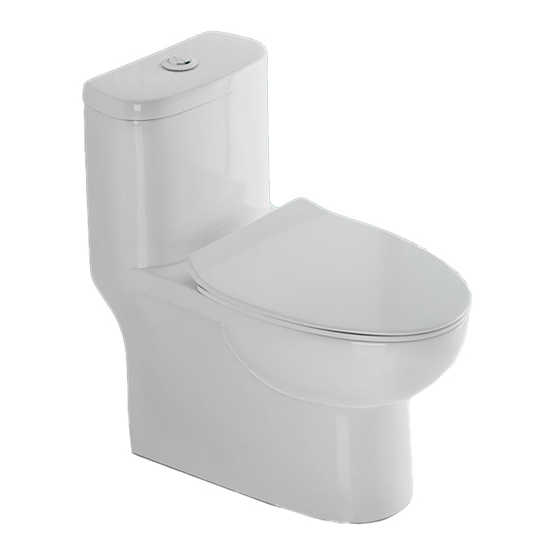 Traditional One Piece Toilet Floor Mounted White Toilet Bowl for Washroom 15"L x 27"W x 28"H Clearhalo 'Bathroom Remodel & Bathroom Fixtures' 'Home Improvement' 'home_improvement' 'home_improvement_toilets' 'Toilets & Bidets' 'Toilets' 6103039