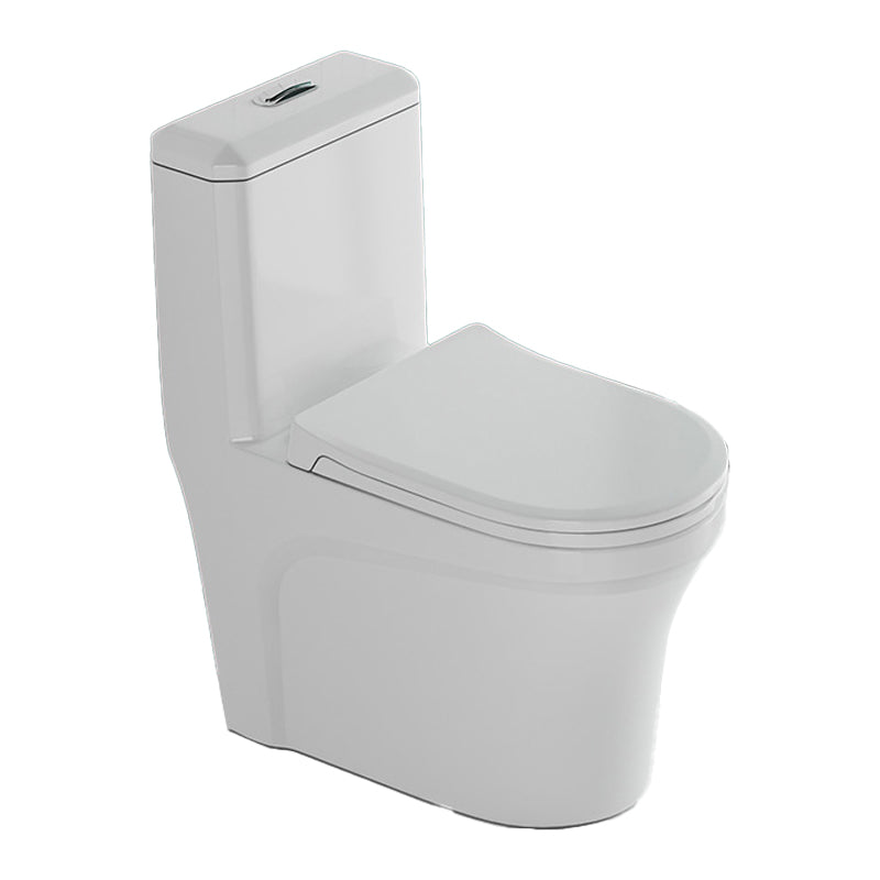Traditional One Piece Toilet Floor Mounted White Toilet Bowl for Washroom 14"L x 26"W x 30"H Clearhalo 'Bathroom Remodel & Bathroom Fixtures' 'Home Improvement' 'home_improvement' 'home_improvement_toilets' 'Toilets & Bidets' 'Toilets' 6103040